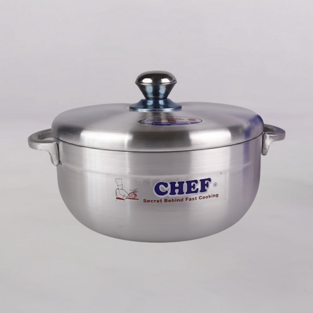 Premium Aluminium Kookpot met Deksel – 30 cm Grote Maat – Metalen Afwerking, Duurzaam en Lichtgewicht Kookgerei voor Gas - Elektrische- en Inductiekookplaten