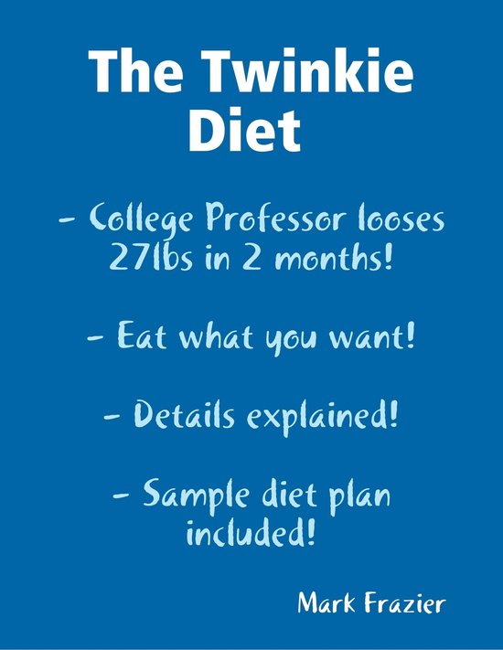 The Twinkie Diet - cover
