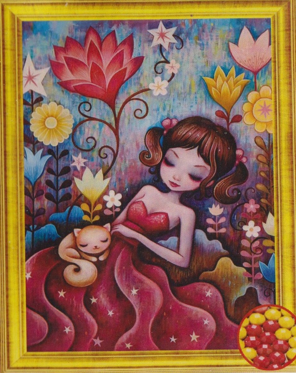 Diamond Painting Set 30x40cm Fantasy Full size ronde steentjes
