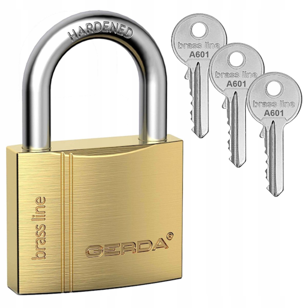 Gerda KMZ S60 hangslot - Systeem met één sleutel A601