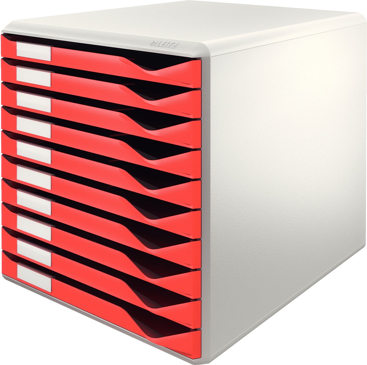 Leitz Ladenblok met 10 laden - Wit/Rood