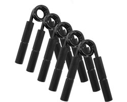 AJ-Sports 5-delige metalen handtrainer set - Grip- en onderarmtrainer