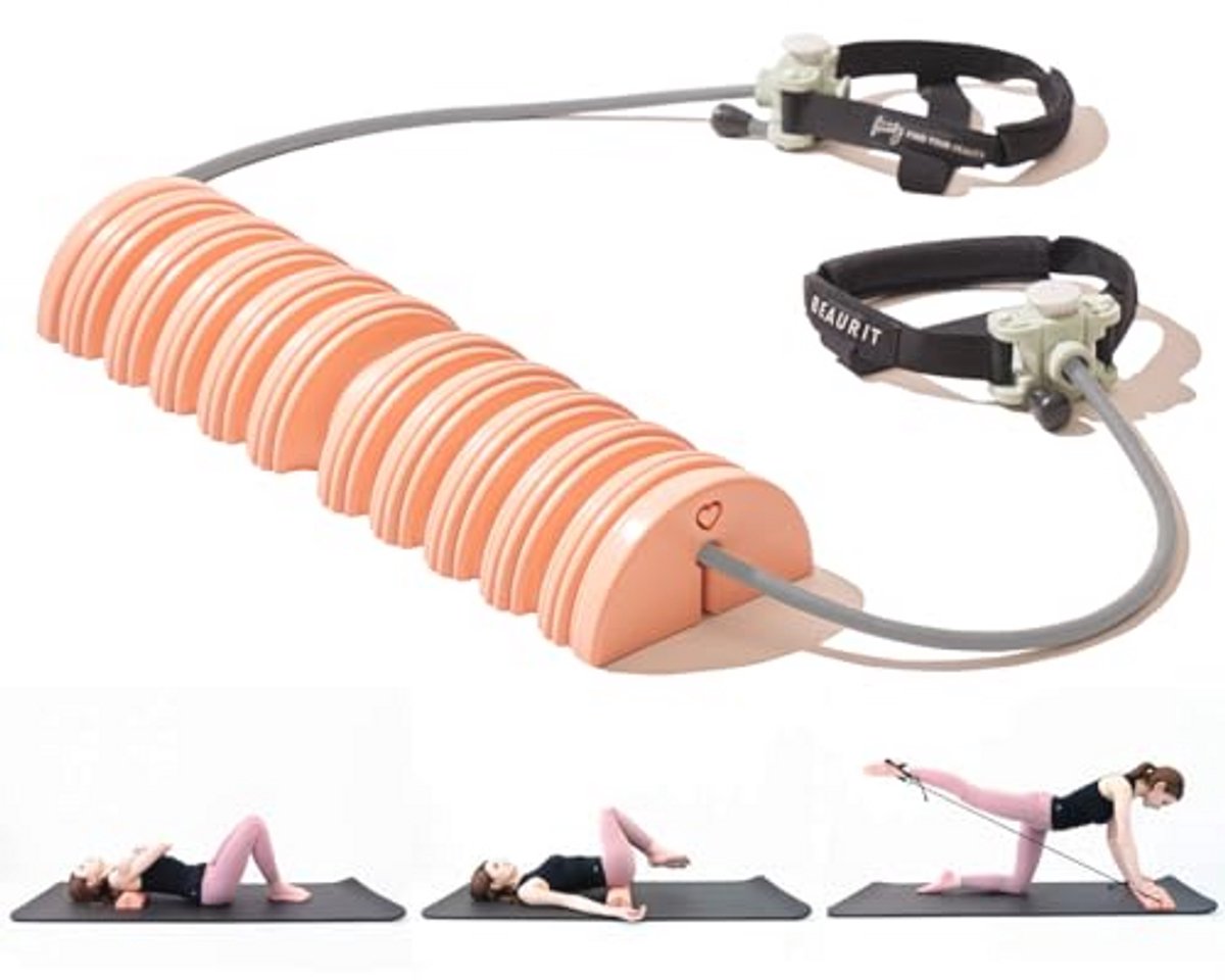 Thuis Pilates Set met Massage Rol en Yoga Accessoires