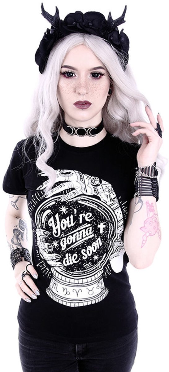 Restyle - You're gonna die soon Dames Tshirt - XS - Zwart