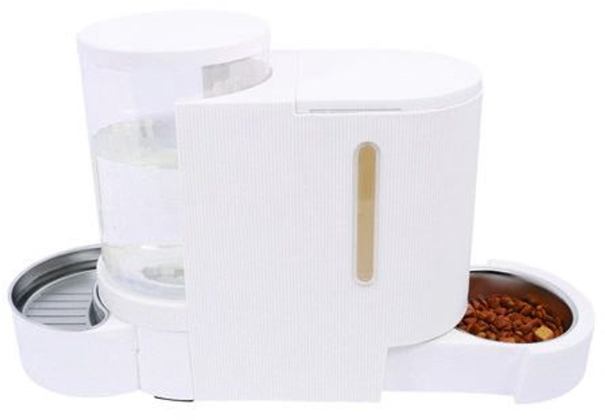 DUPLO Droogvoer- en Waterdispenser 1,3 kg / 3 L - Wit - afbeelding 3