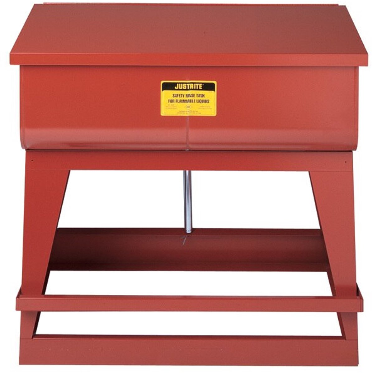 JUSTRITE Veiligheidsdompeltank 83 liter Metaal Rood
