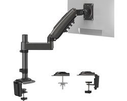 Unyqoos® Verstelbare monitorarm voor schermen van 13-34 inch met gasveer en VESA compatibiliteit