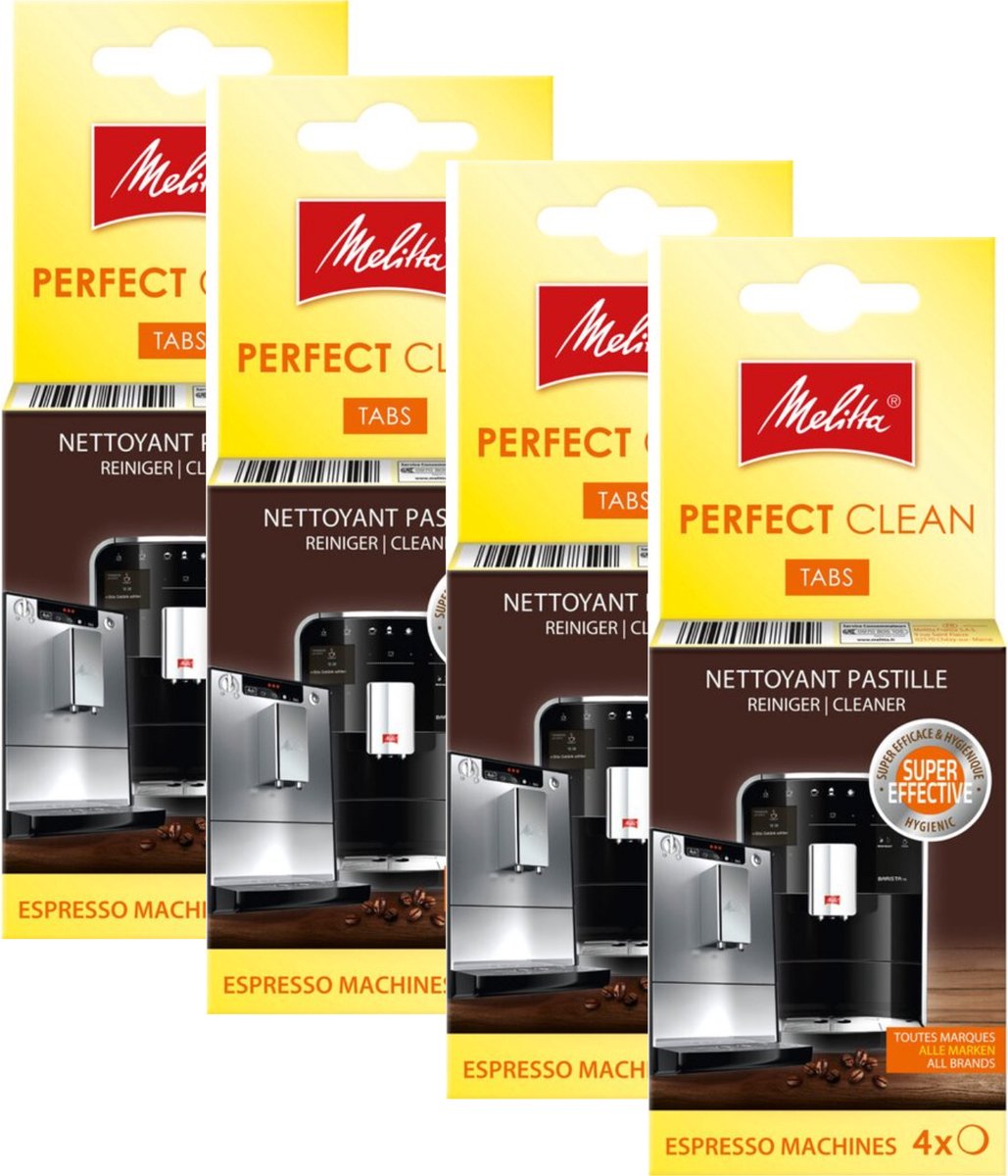 Melitta Perfect Clean - Espresso Machinereiniger - 4 x 4 zakjes