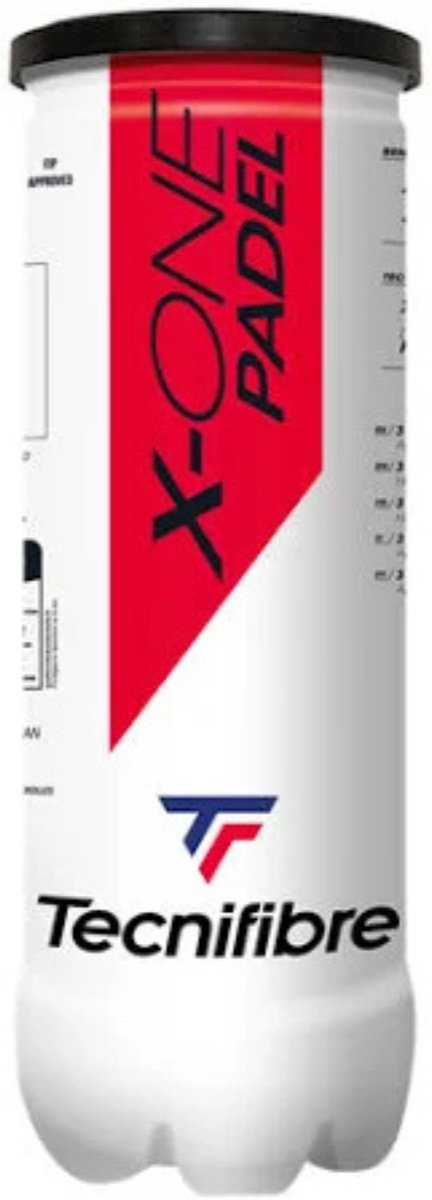 Tecnifibre X-One Padelballen 3 Ballen - Padelballen - Padelballen met XD Core