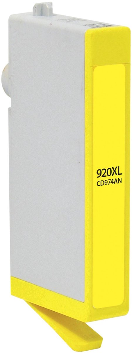 Inktcartridge Geschikt voor HP 920 / 920XL | 1x Geel - Geschikt voor HP Officejet 6000, 6500, 6500A, 7000, 7500A