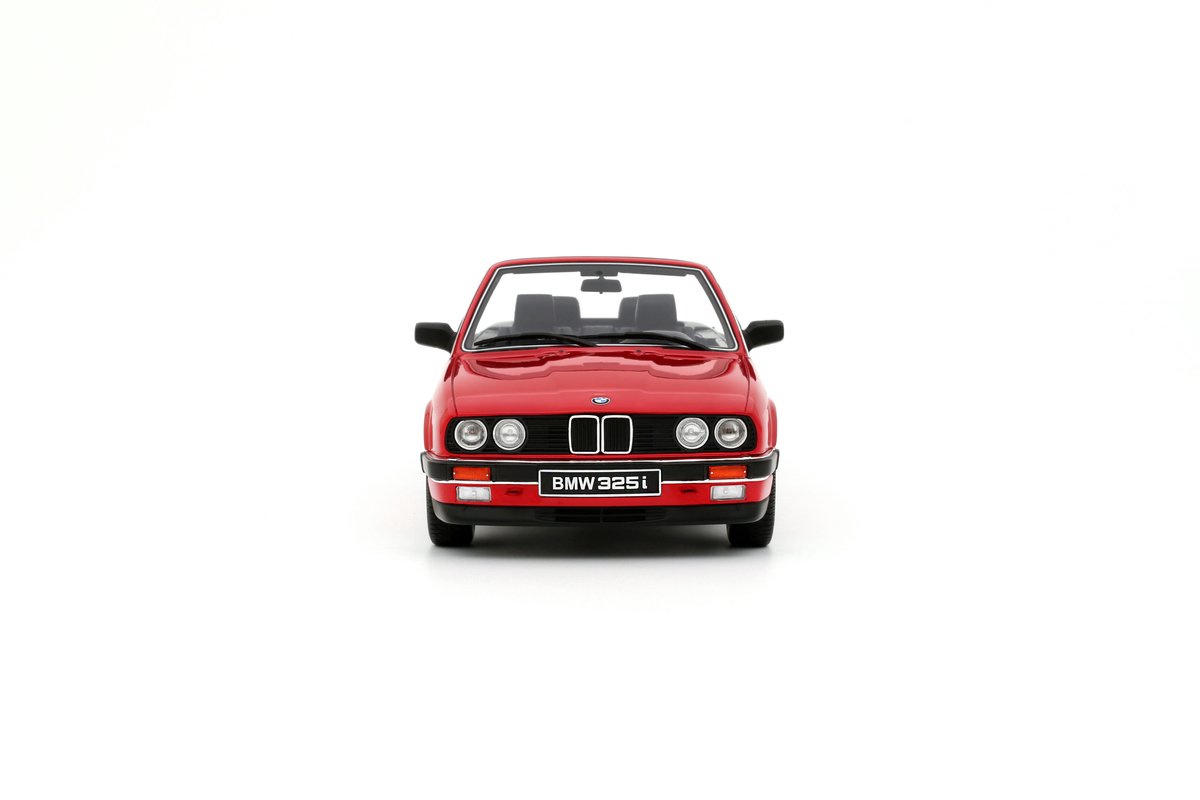 BMW 325i Convertible Bright Red 308 1986 - OT1194 - OttoMobile 1/18 -Limited 2000 pcs