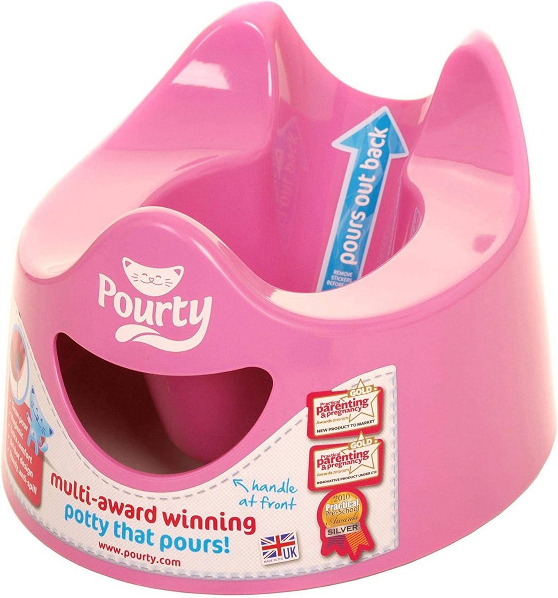 Easy-to-Pour kinderpoepstoeltje - roze
