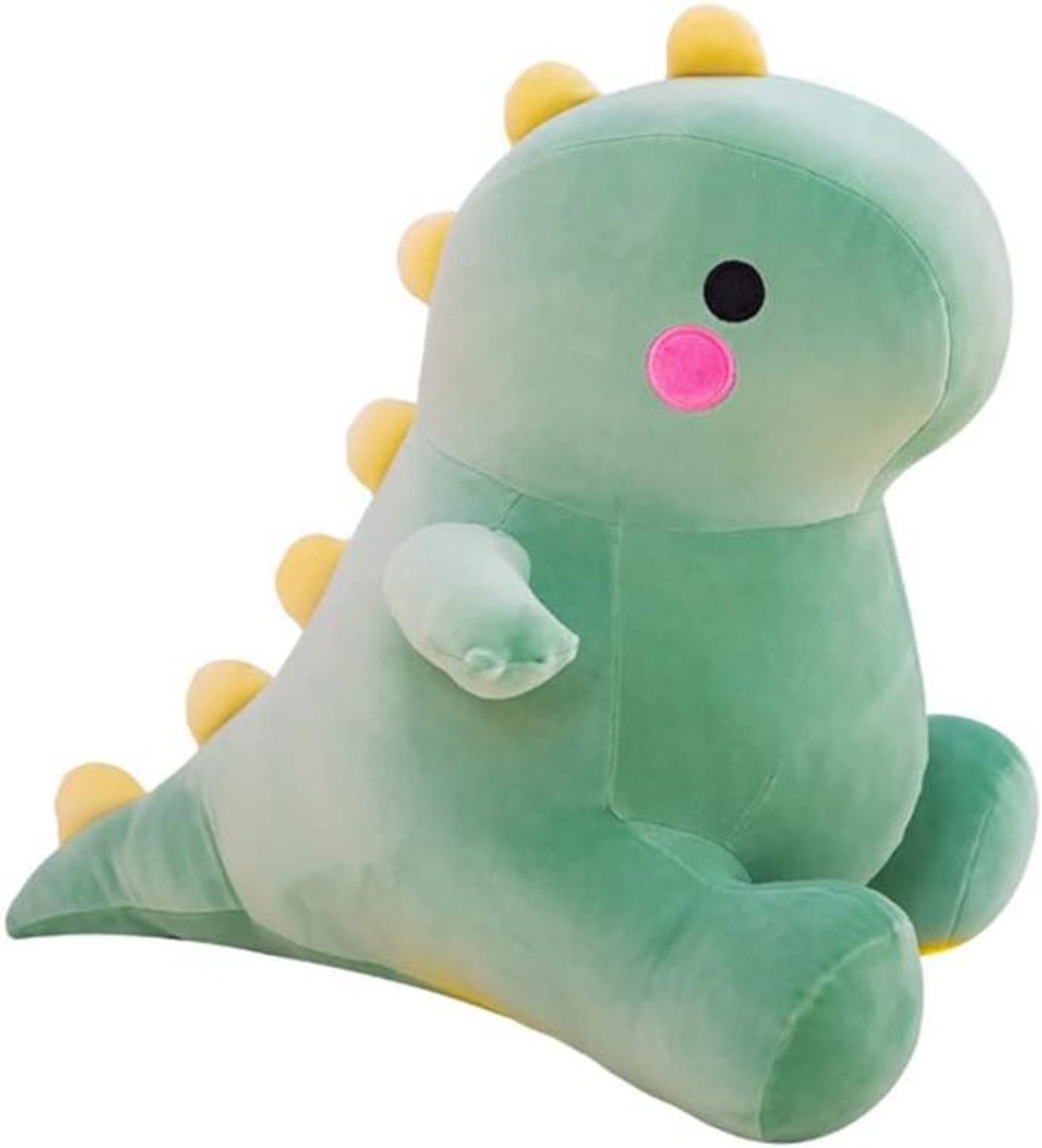 Ronte - Schattige dinosaurus pluche dieren voor kinderkamerdecoratie (groen) met zoekwoorden: Kawaii, poppen, zacht