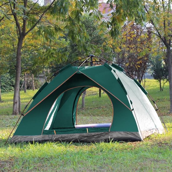 Samen Comfortabel Op Avontuur – Waterdichte 4-Persoons Pop-Up Familie Koepeltent — afbeelding 5