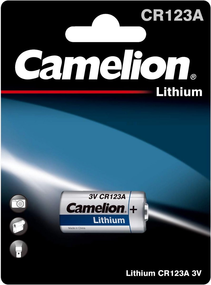 Camelion Lithium Fotobatterij CR123A 3V - 1 Stuks