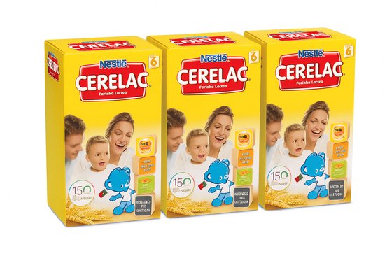 Nestle Cerelac Farinha Lactea - 3 x 500 gram - Babyvoeding - Multipack - Voordeelpak