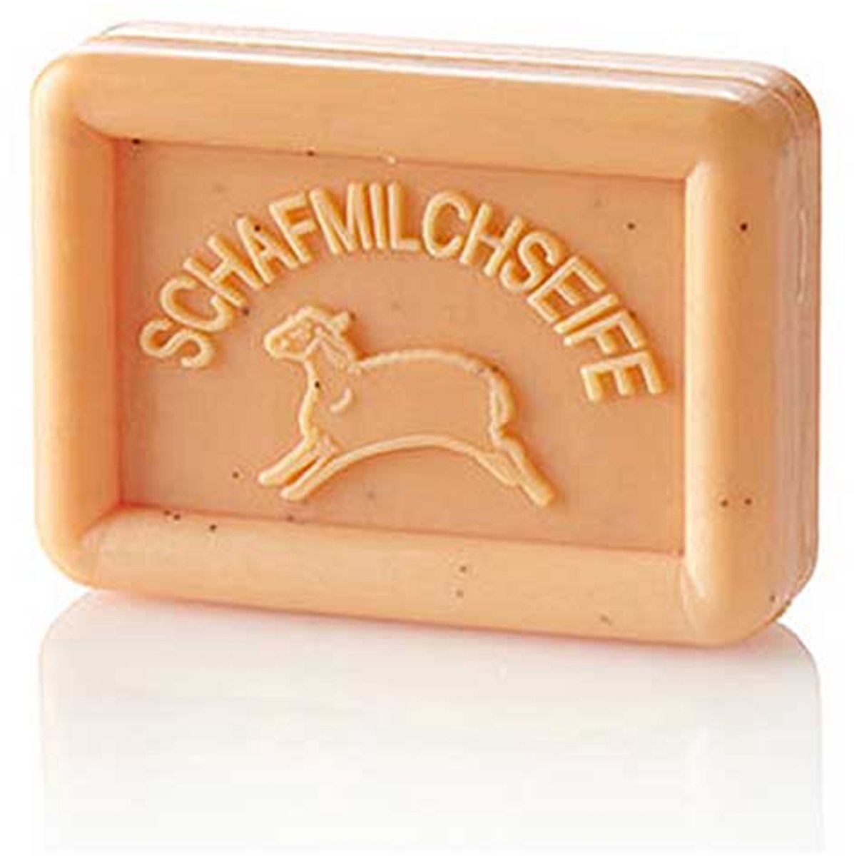 Zeepblok Apricot – Schapenmelk – 100 gram – Ovis Soap