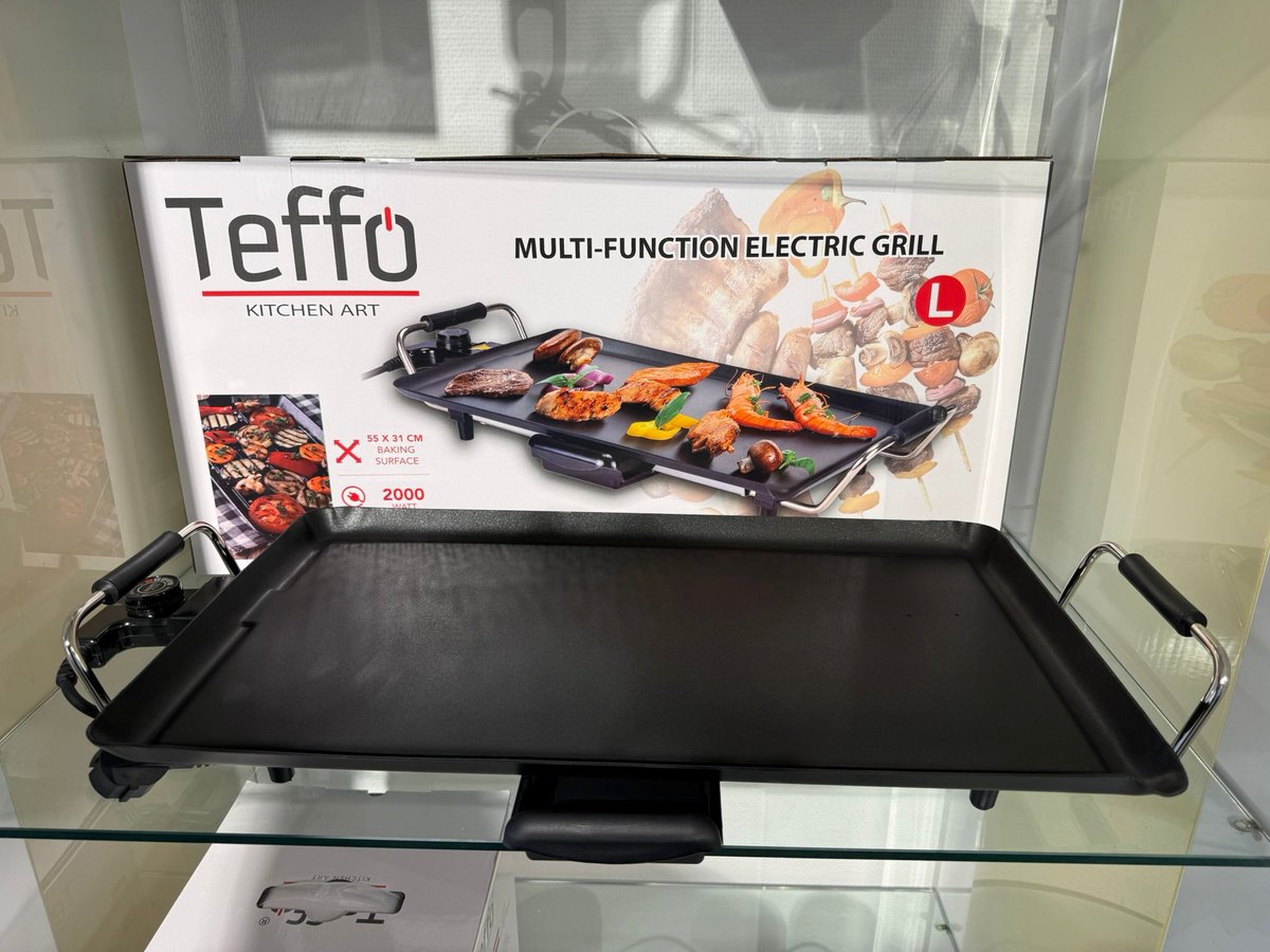Teffo Teppanyaki Grillplaat - 55cm - 2000W - Gourmet - Tafelgrill