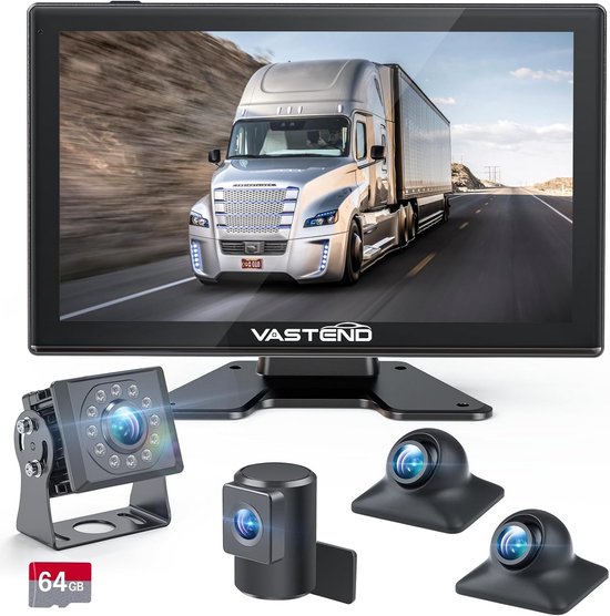 AHD 1080p Achteruitrijcamera-set Met 4,3″ Monitor – Waterdicht, Nachtzicht, Brede Kijkhoek En Makkelijke Montage!