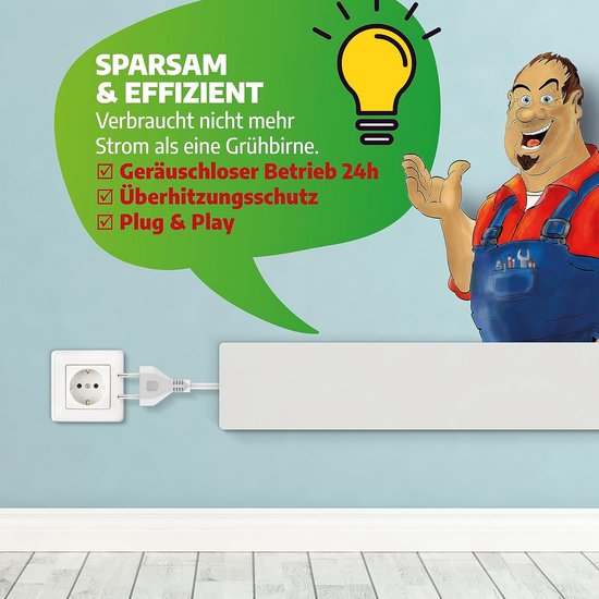 Schimmelverwijderaar voor muur en badkamer zonder chemicaliën - verwarmingsmodule tegen schimmel - anti-schimmel middel voor elke ruimte - basismodule — afbeelding 3