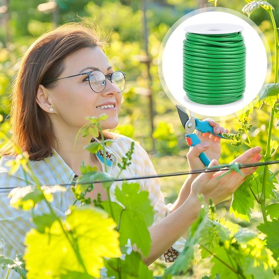 Plantendraad 3,5 mm – 20 m Tuindraad voor Ondersteuning Planten en