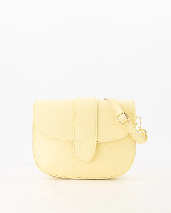 Tas Carma leer butter yellow
