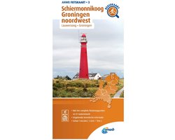 ANWB Fietskaart - Fietskaart Schiermonnikoog, Groningen noordwest 1:66.666