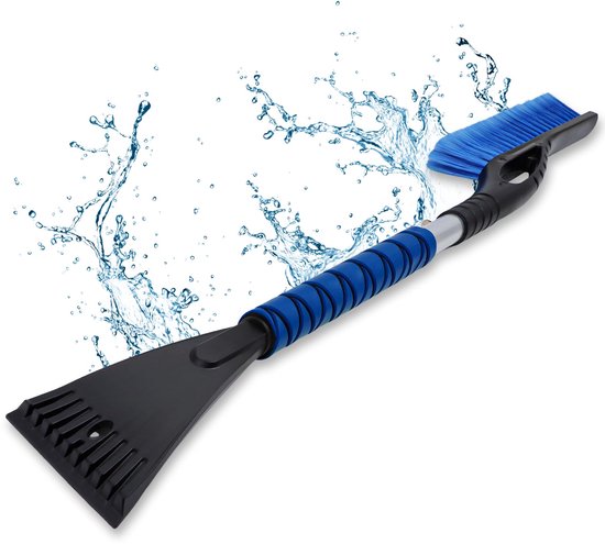 AUPROTEC 2-in-1 Sneeuwborstel Met Ijskrabber – 50 Cm, Soft-grip Antislip Handgreep, Lakvriendelijk, Verkrijgbaar In Meerdere Kleuren (zwart-geel)