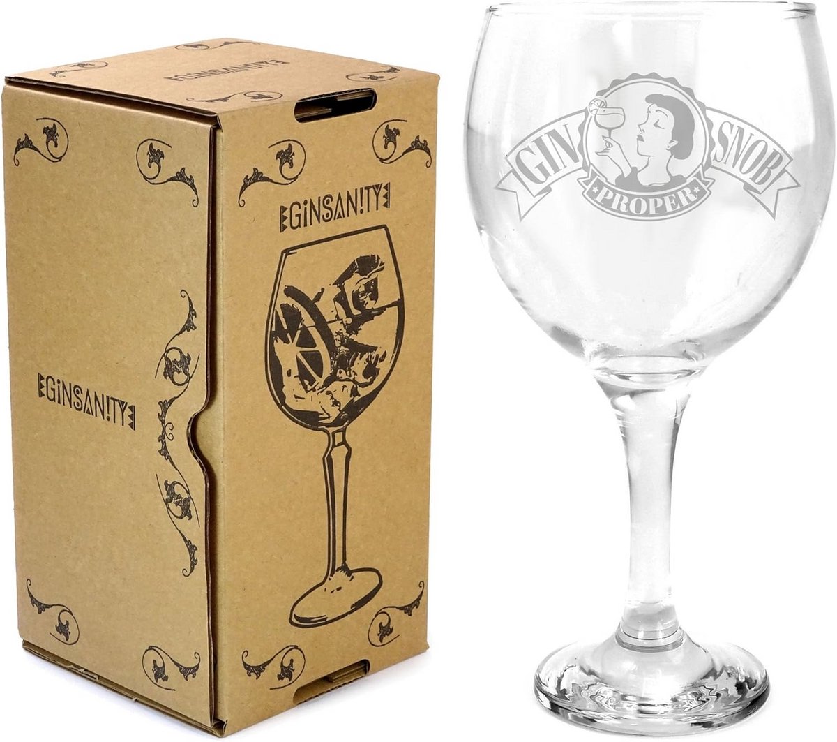 Gin & Tonic Balonglas - 545 ml - Incl. Geschenkdoos