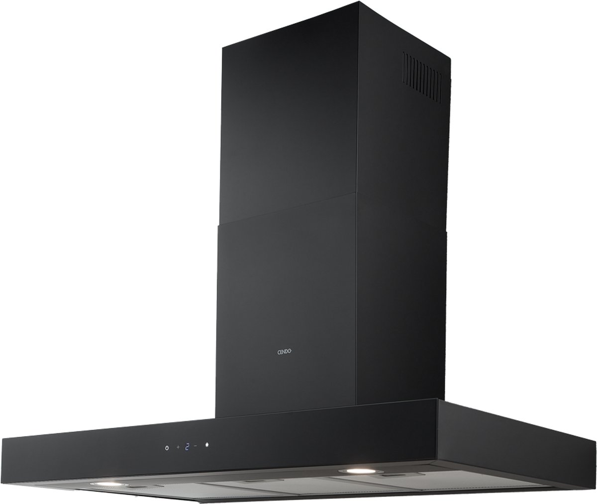 CENDO MB890EPDZ - Wand Afzuigkap - 90 cm - Zwart - 600 m³/h - A++ - Fluisterstil