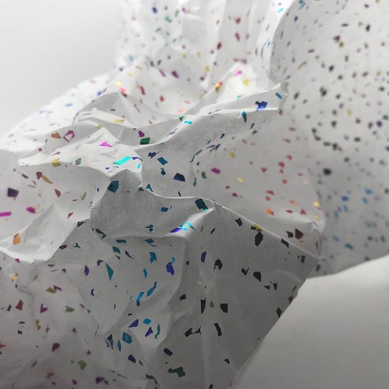 gekleurd decoratief opvulmateriaal | kleur lavendel | papiersnippers