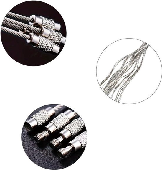 Stevige jojo chroom, 43 mm, met nylon koord en sleutelring (50 stuks