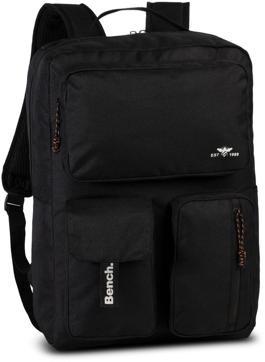 Bench. laptop rugzak rugzak met laptopvak Utility Backpack Black zwart