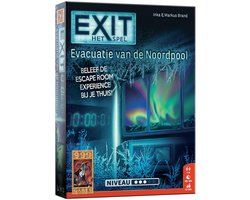 999 Games - EXIT - Evacuatie van de Noordpool - Breinbreker - Escape Room Spel