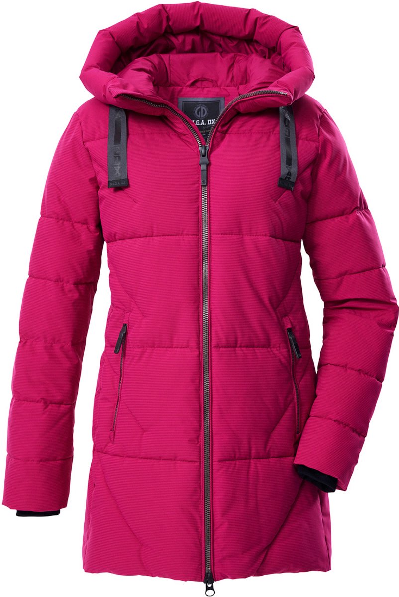 GW 30 Womens Quilted Parka Dark Raspberry