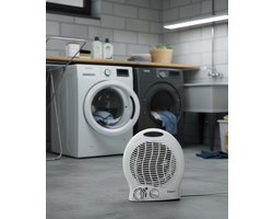 Compacte Thermische Ventilatorkachel “ThermoPro Mini” 1000-2000 W – Met 3 Warmtestanden, Thermostaat & Oververhittingsbeveiliging – Lichtgewicht & Draagbaar – Altameubel