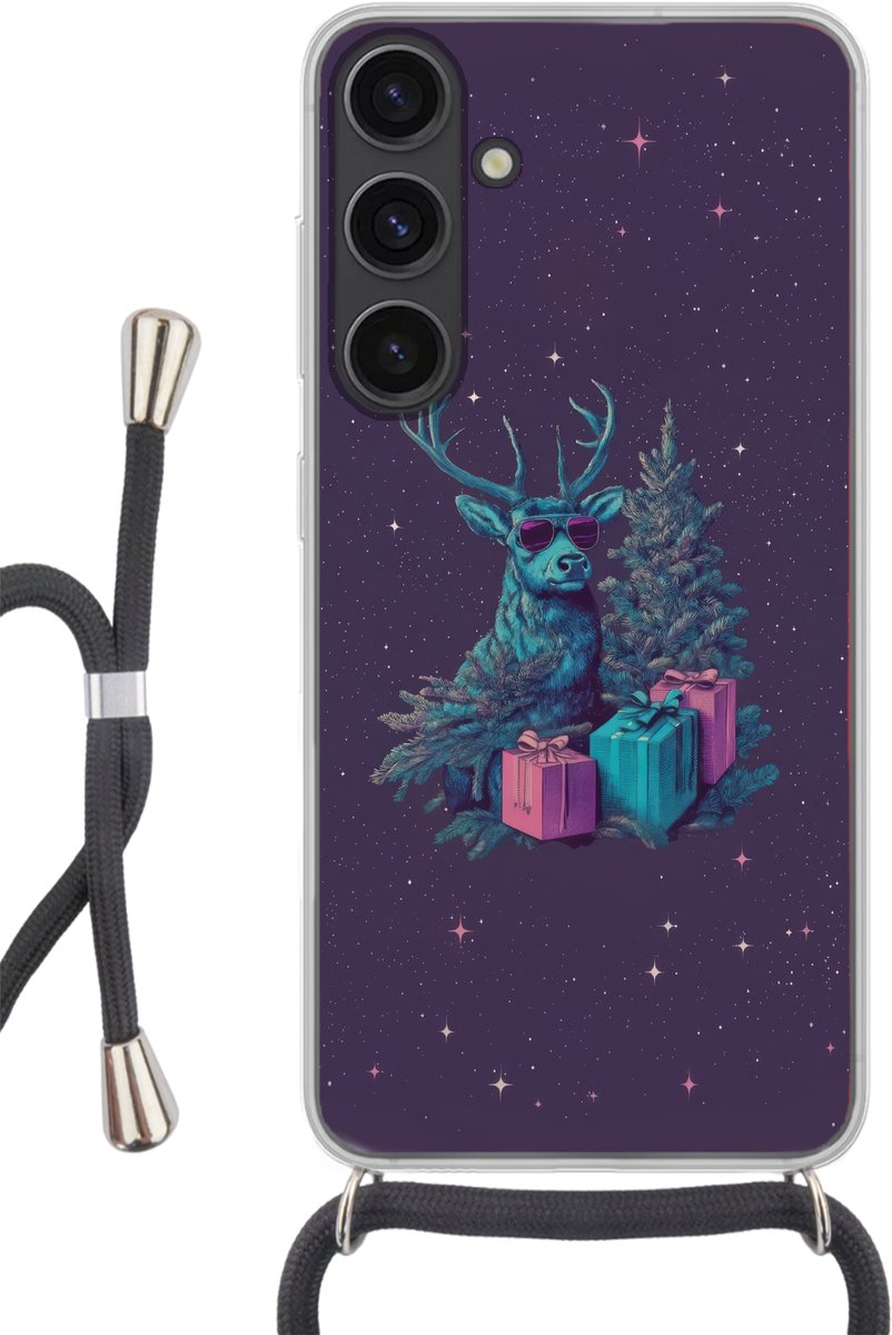 Rendier - Zonnebril - Neon - Kerstboom
