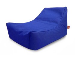 Whoober loungestoel zitzak Bali outdoor kobalt blauw - Wasbaar - Voor binnen en buiten