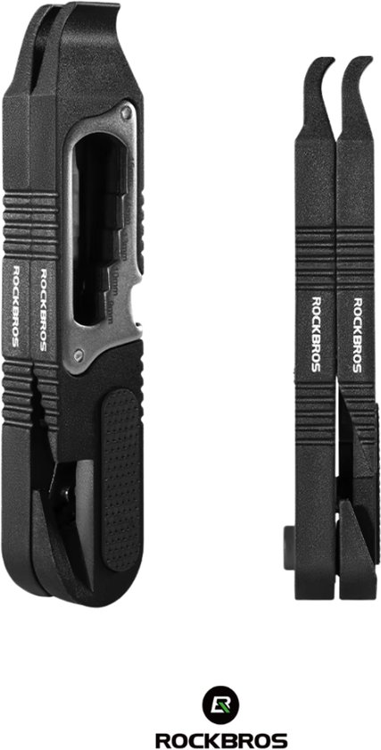ROCKBROS Multi-outils 20-en-1 Pour Vélo – Acier Inoxydable + Alu – 7 X 4 Cm – 122 G – Clés Allen, Torx, Dérive-chaîne, Rayons