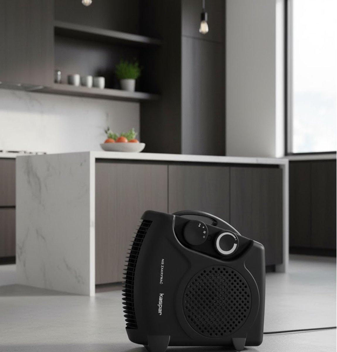 Compacte Draagbare Elektrische Ventilatorkachel 1000-2000W - Ventilatorkachel 1000-2000W Thermostaat Oververhittingsbeveiliging – - Medahomestore