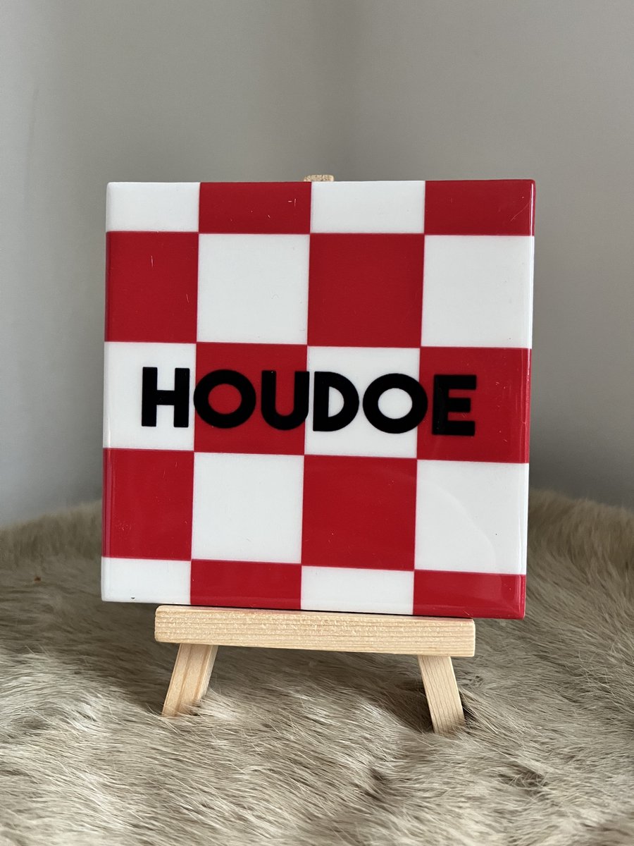 Tegeltje "Houdoe"  | Viva Femme | Tegeltjes met tekst