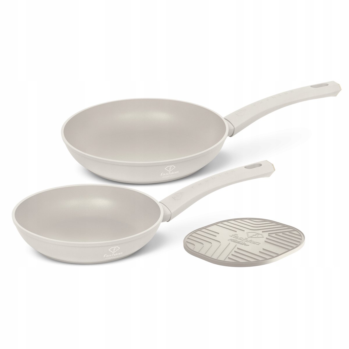 BerlingerHaus Pannenset Mat Crème-Goud 2 st