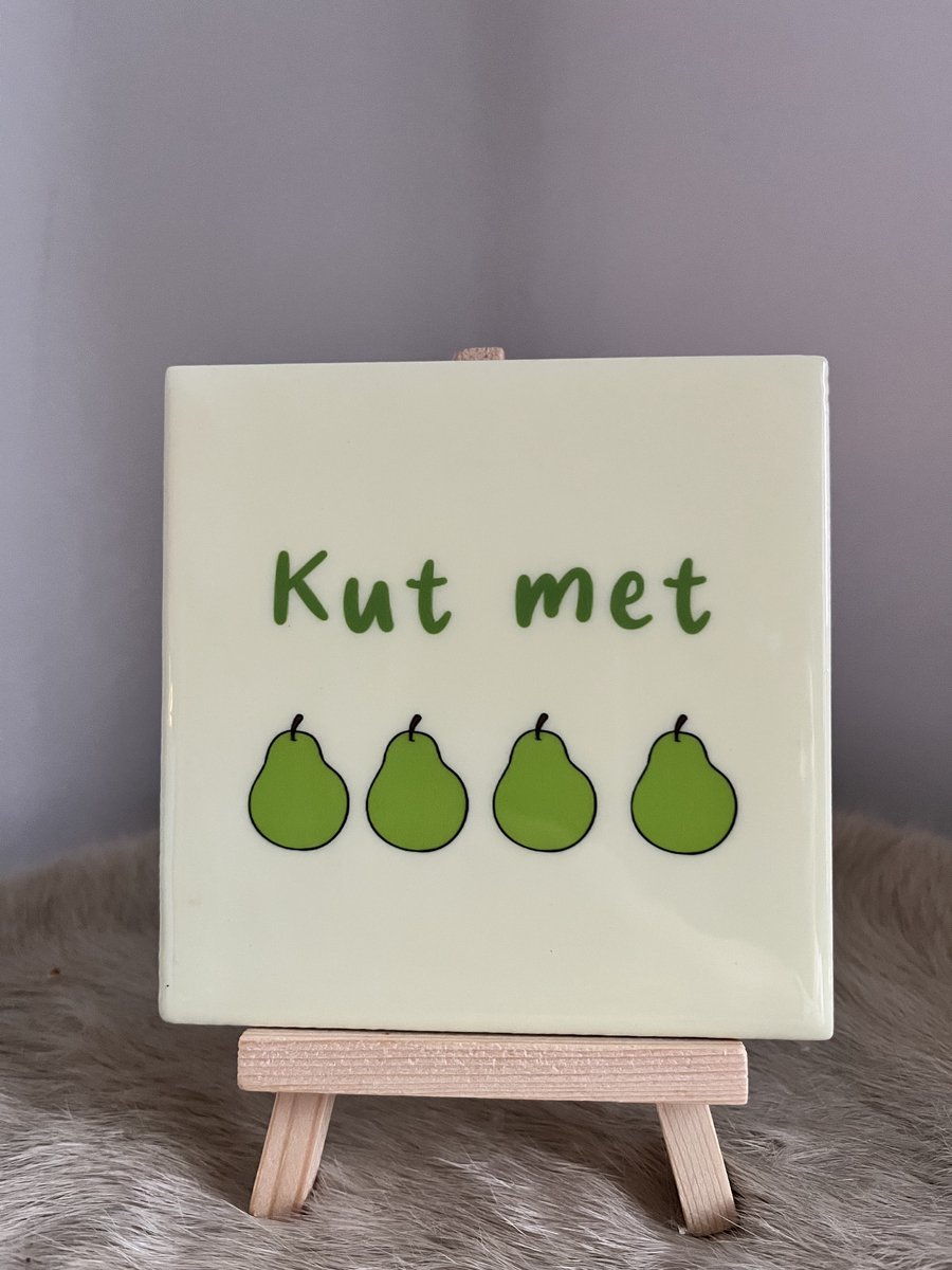 Tegeltje "Kut met " | Viva Femme | Tegeltjes met tekst