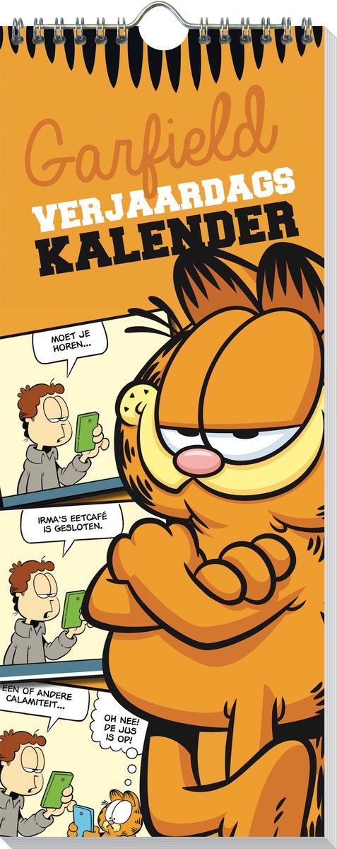 Interstat Garfield verjaardagskalender afbeelding
