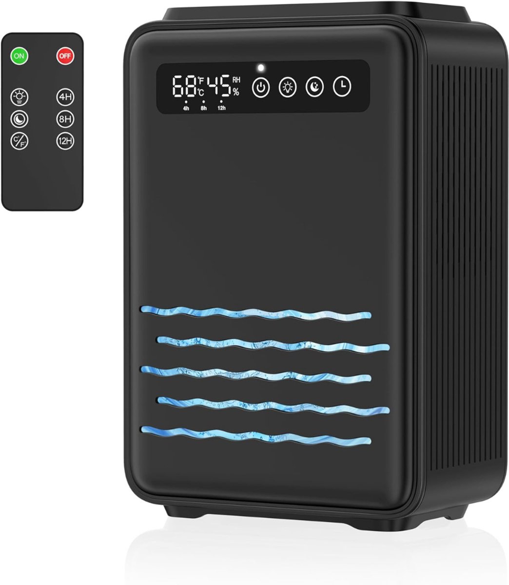 VH Supplies® Luchtontvochtiger en Luchtreiniger - Luchtdroger - Luchtververser - Watertank Capaciteit 2.8L