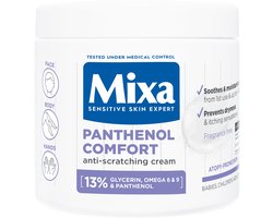 Mixa Panthenol Comfort Kalmerende Crème – Eczeemgevoelige huid - Gezicht, Lichaam en Handen - 400 ml