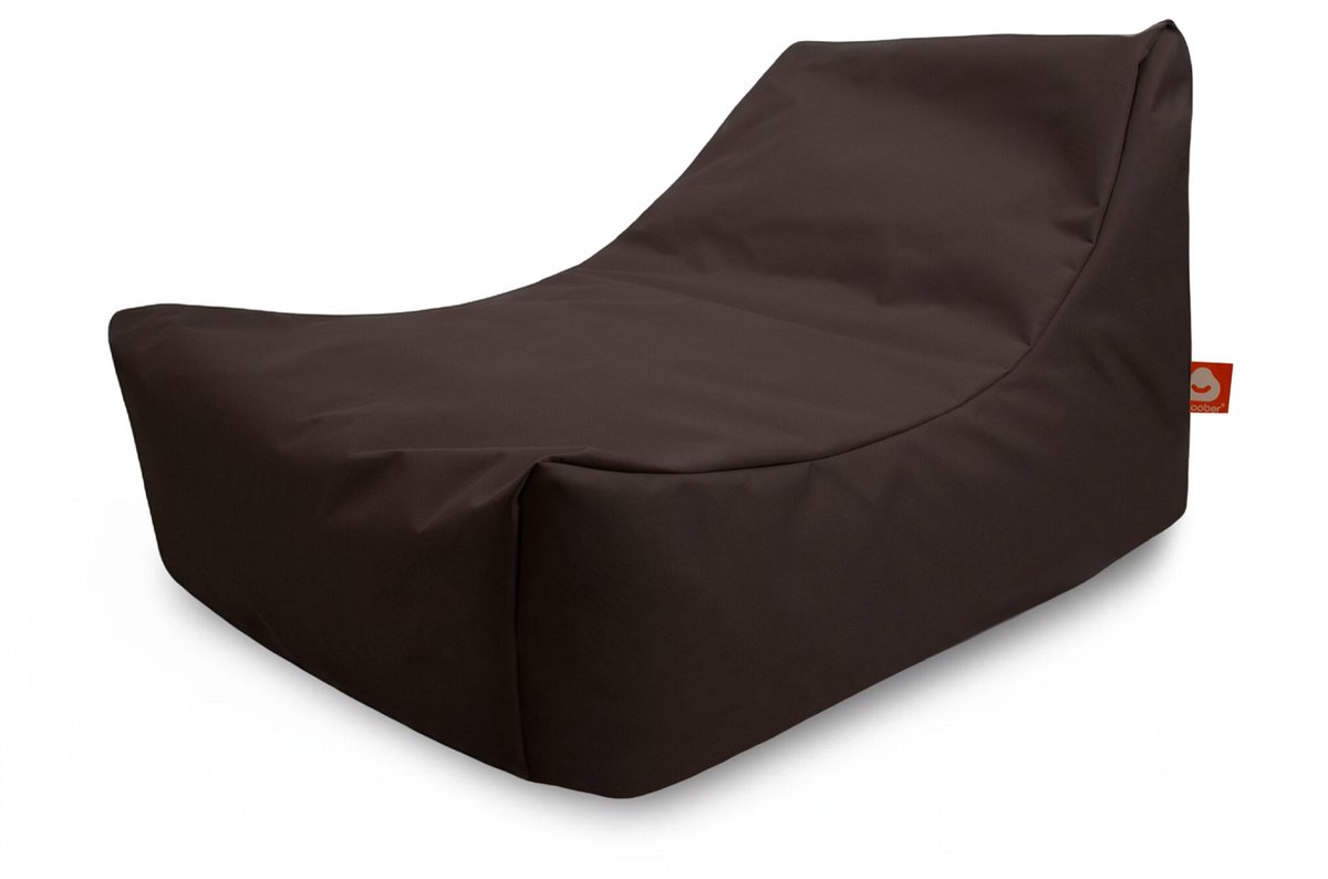 Whoober loungestoel zitzak Bali outdoor donker bruin - Wasbaar - Voor binnen en buiten Donkerbruin