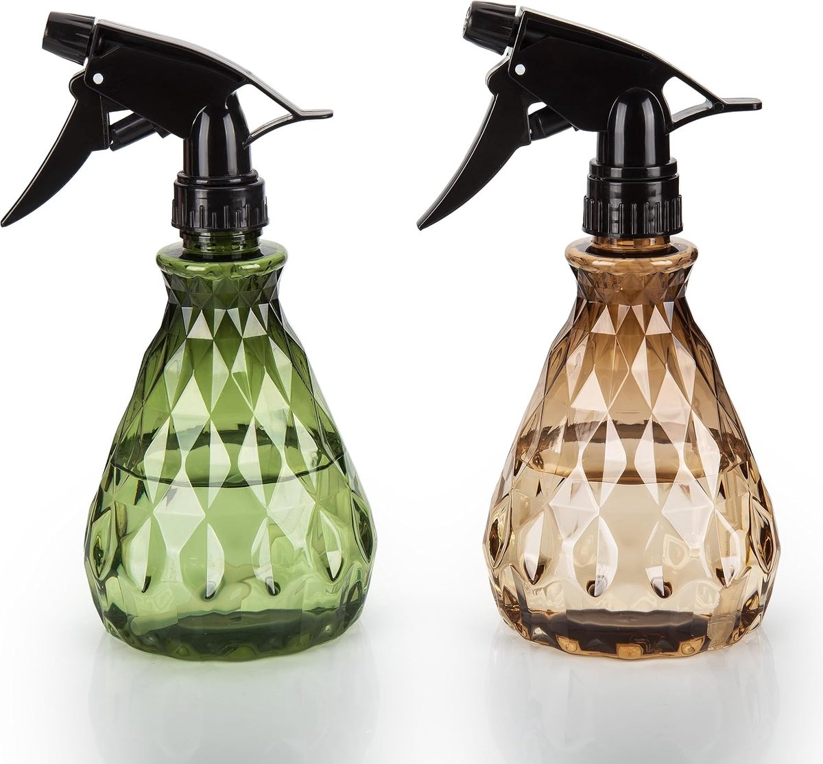 2 stuks spuitflessen - 500 ml/17 oz lege waterspuitflessen - herbruikbare plastic - verstelbare nevelsproeier spuitflessen - containers navulbaar - voor reinigingsoplossingen, tuinieren, planten