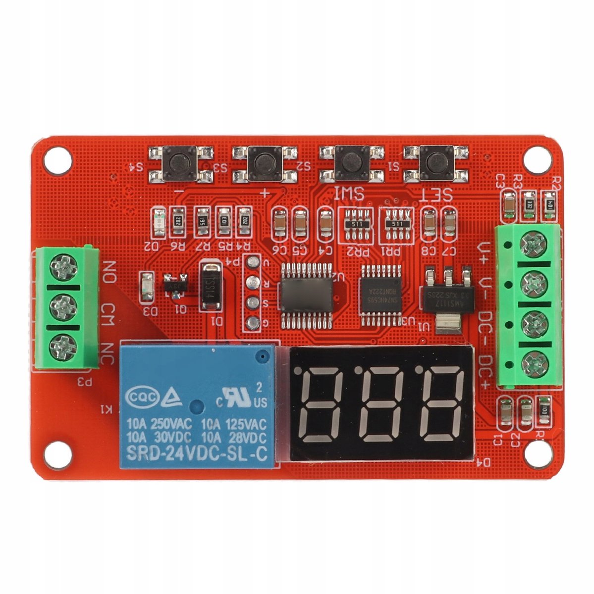 Digitale Spanningscomparator 24V DC met Relais - Merkloos