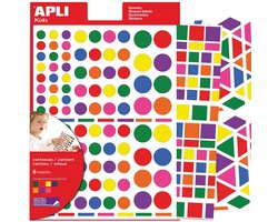 Apli verwijderbare stickers verschillende vormen 664x